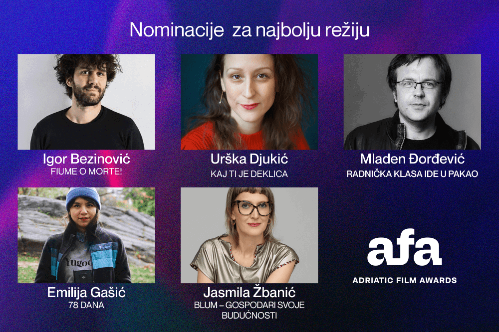 Objavljene nominacije za Adriatic Film Awards 2025.