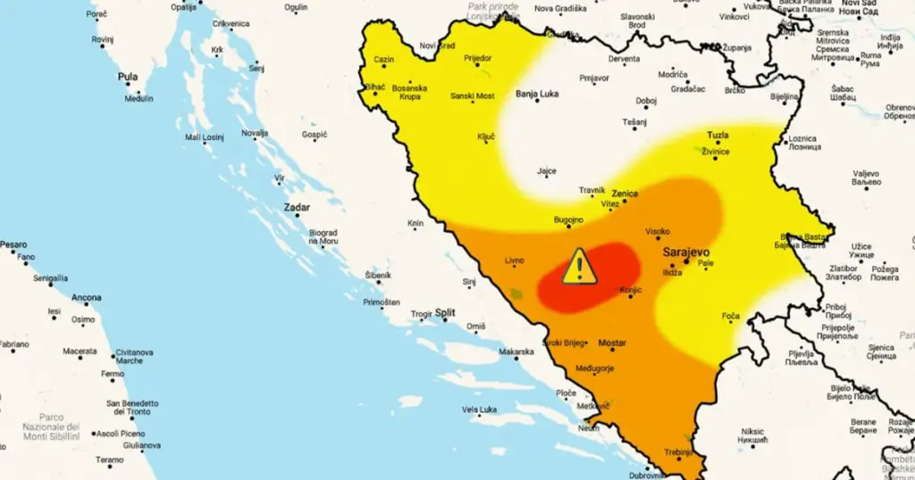 Ovim dijelovima BiH prijete poplave. Pljuskovi najavljeni u većem dijelu zemlje