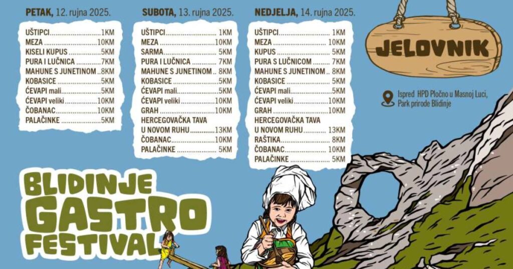 Šta se sve može pojesti za pet KM: Specijaliteti i domaći proizvodi na Gastro festivalu Blidinje