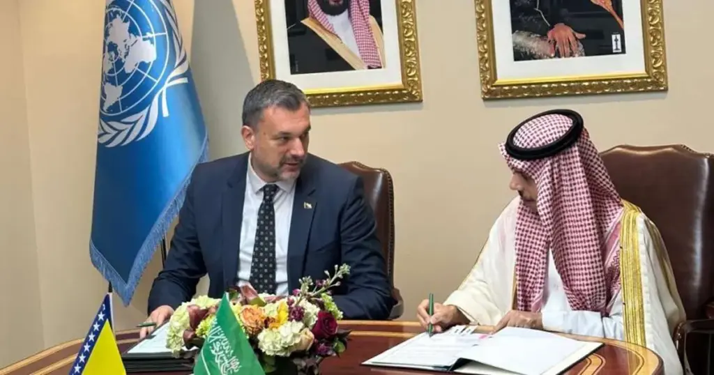 Konaković održao sastanak sa ministrom vanjskih poslova Kraljevine Saudijske Arabije