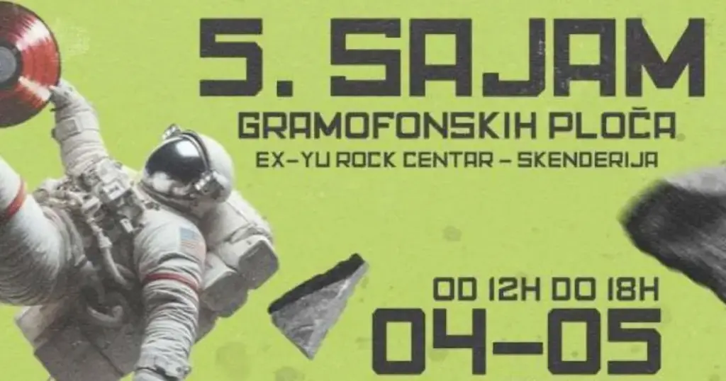 Sajam gramofonskih ploča 4. i 5. oktobra u Ex-Yu Rock Centru u Sarajevu