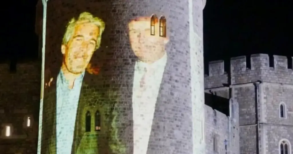 Skandal u Velikoj Britaniji: Na dvorcu Windsor projektovali slike Trumpa i Epsteina