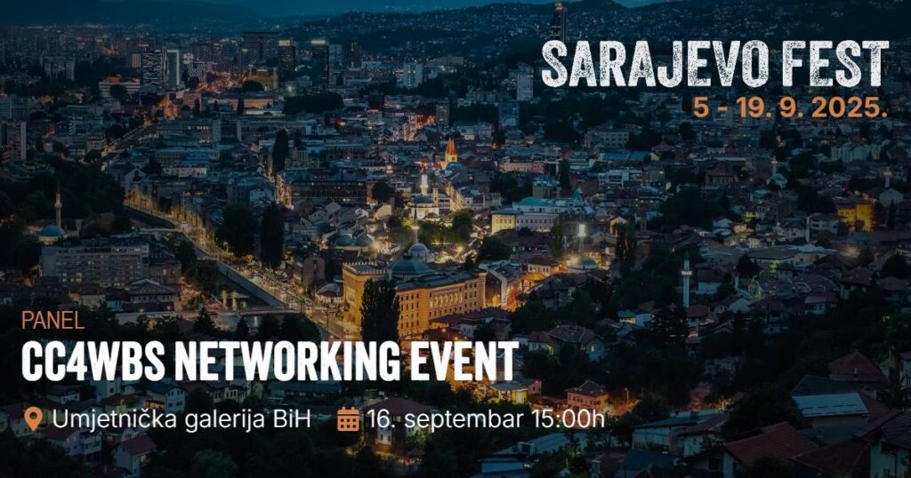 “CC4WBs Networking Event” 16. septembra na 7. Sarajevo Festu