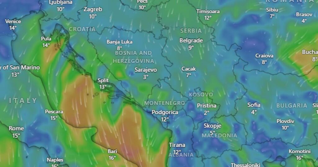 Dolazi naglo zahlađenje iz Rusije: Snažno će pogoditi Balkan, bit će i snijega
