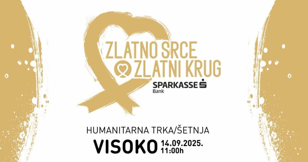 “Srce za djecu oboljelu od raka” organizuje trku/šetnju “Zlatni krug Sparkasse”