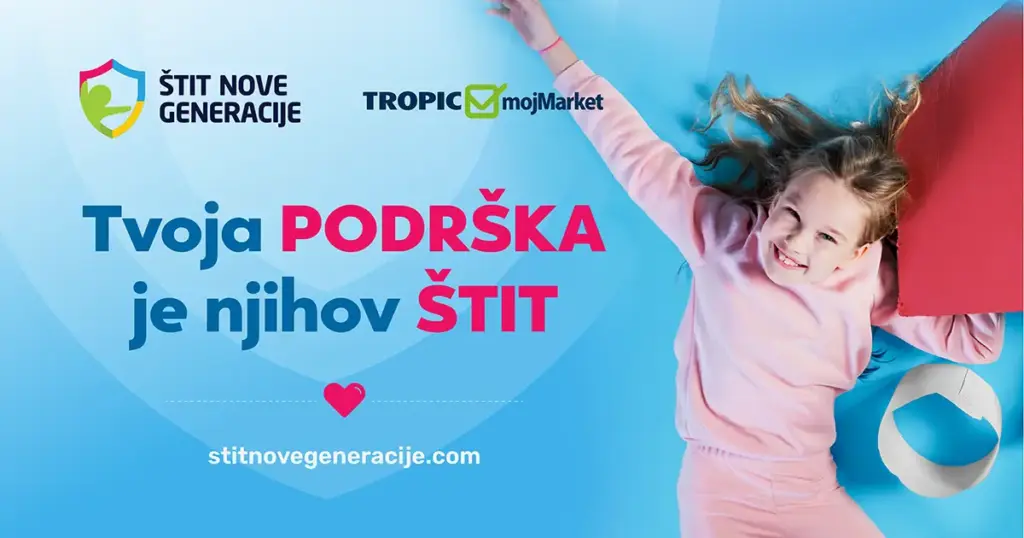 Tropic postao „Zaštitnik djece“: Saradnja sa Udruženjem Nova generacija kao podrška djeci u riziku