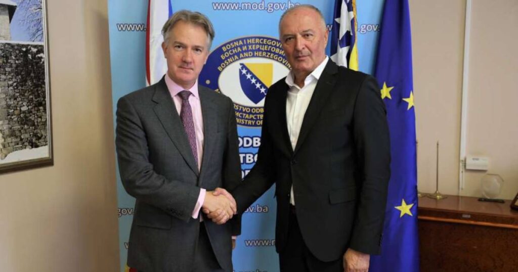 Helez s Reillyem: BiH i UK posvećene snažnim bilateralnim odnosima