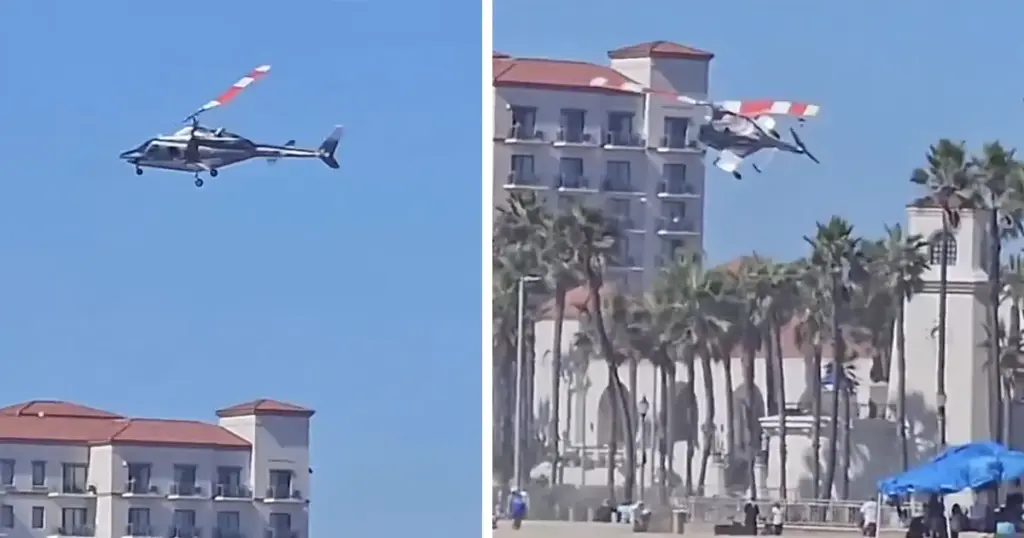 Helikopter se srušio na plažu, petero povrijeđenih