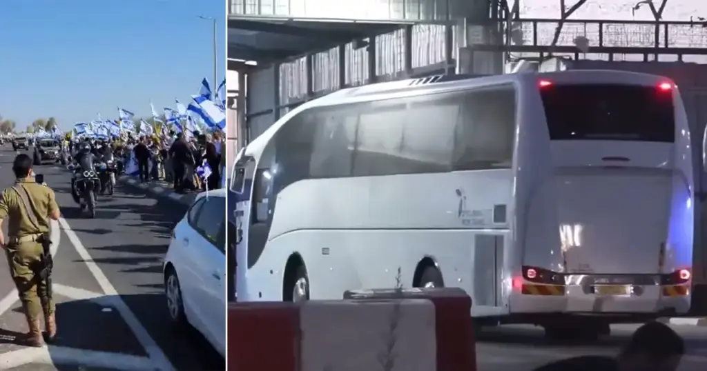 Izraael iz zatvora pustio 1.966 Palestinaca. Na ulicama dočekan konvoj sa Hamasovim taocima