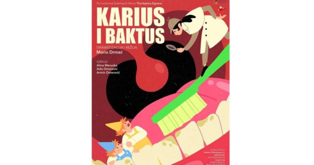 Premijera predstave “Karius i Baktus” na Dječijem teatarskom festivalu “Hajde svijete budi dijete”