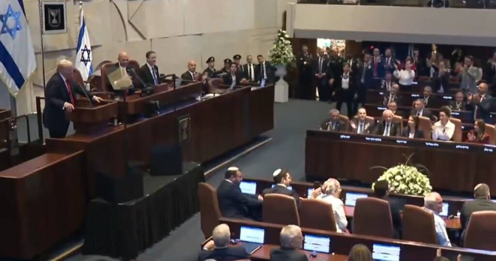 Incident tokom Trumpovog obraćanja u izraelskom parlamentu