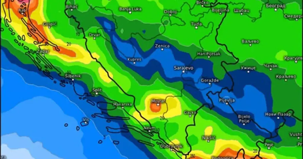 U BiH najavljene obilnije padavine, ali početak novembra donosi neočekivanu promjenu vremena