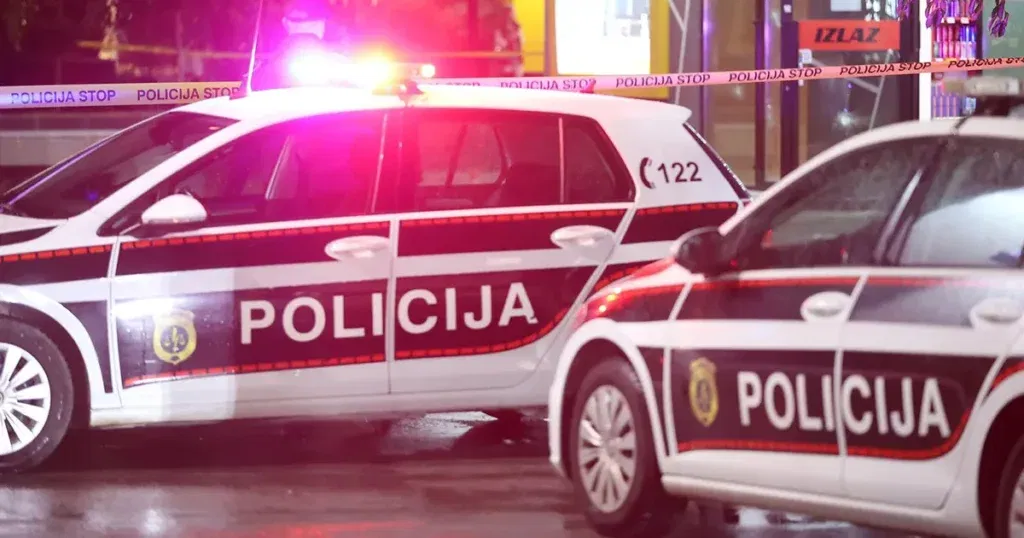 Ranjen muškarac u Sarajevu, policija na terenu