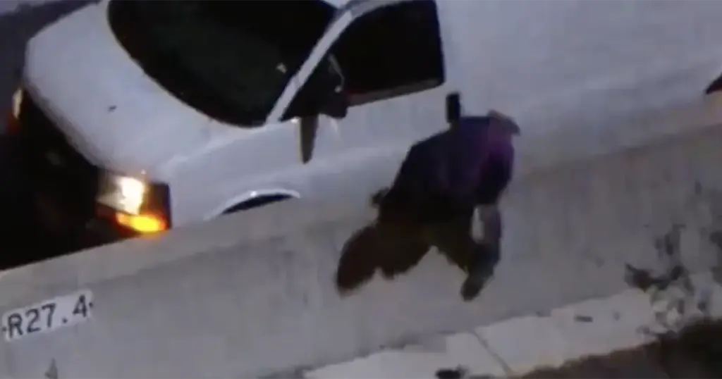Bježao od policije pa pao na autocestu i poginuo, televizija sve prenosila uživo