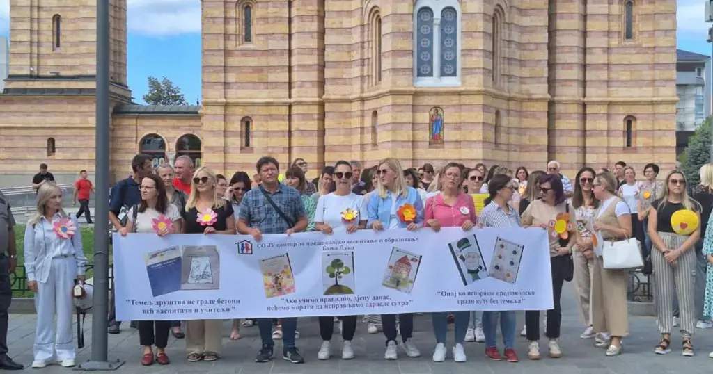 Štrajk u banjalučkim vrtićima nastavljen: Od ponedjeljka rigoroznije mjere