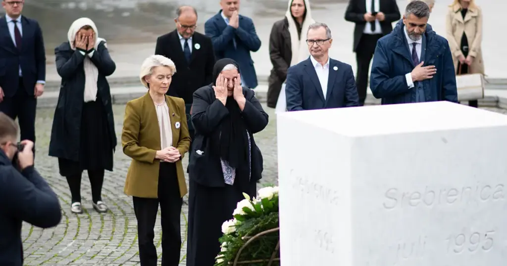 Von der Leyen u Potočarima: EU će uvijek pamtiti genocid u Srebrenici