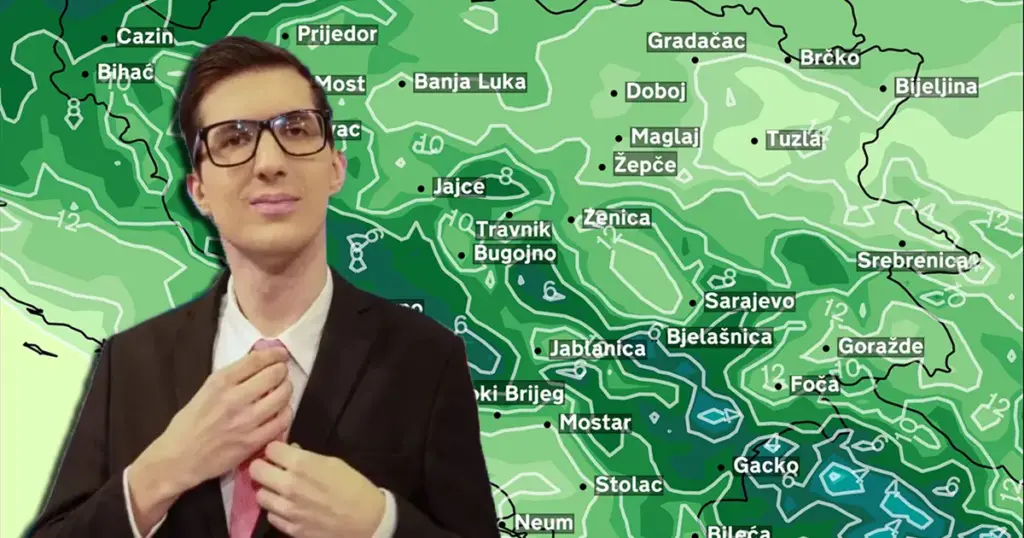 Sladić jednom rečenicom najavio kakvo nas vrijeme očekuje: „Minus i plus, u manje od 36 sati“